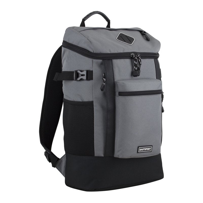 Unisex 18.5-Inch Laptop Backpack with Multiple Storage Pockets - Grey Flannel