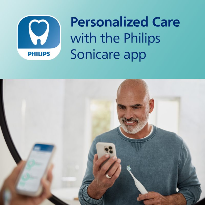 Electric Toothbrush with App & Pressure Sensor - 5 Modes, 3 Intensity Levels