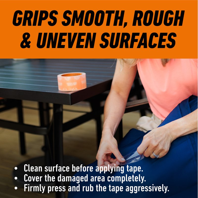 Crystal Clear Heavy Duty Waterproof Tape - Conforms & Works Under Water