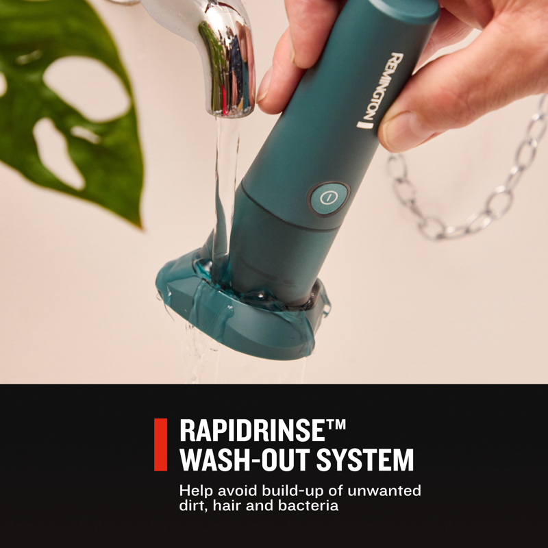 Remington R4 Washup Rotary Shaver Waterproof Electric Razor with Trimmer
