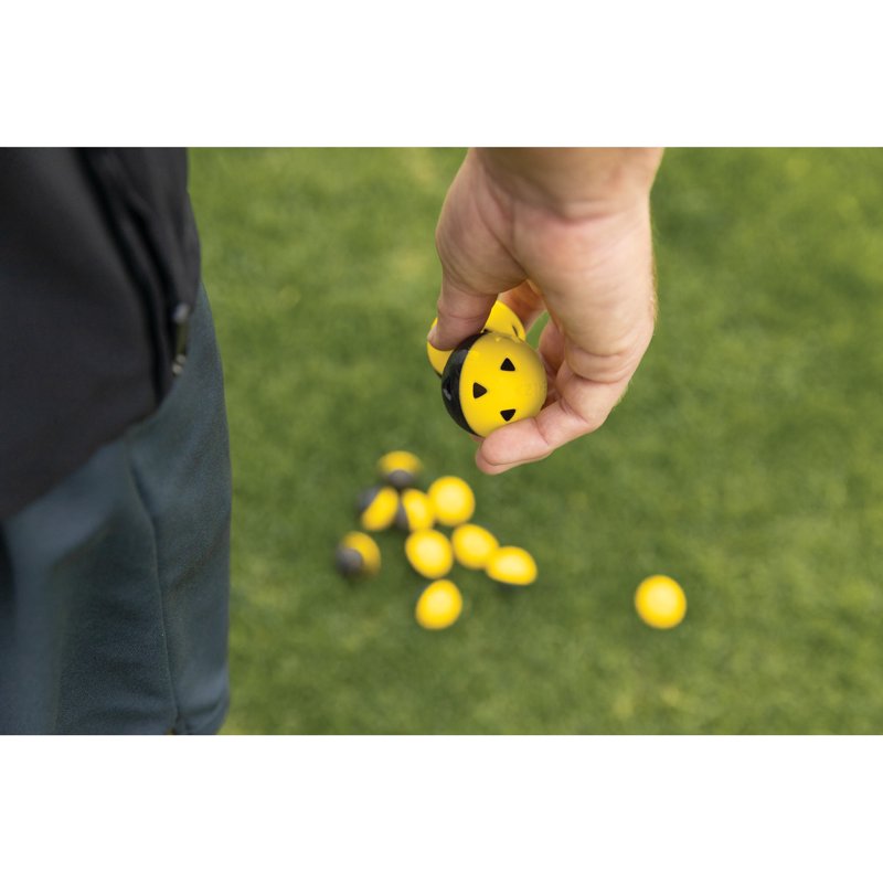 Mini Impact Balls for Baseball Practice, Hand-Eye Coordination & Training - Pack of 12