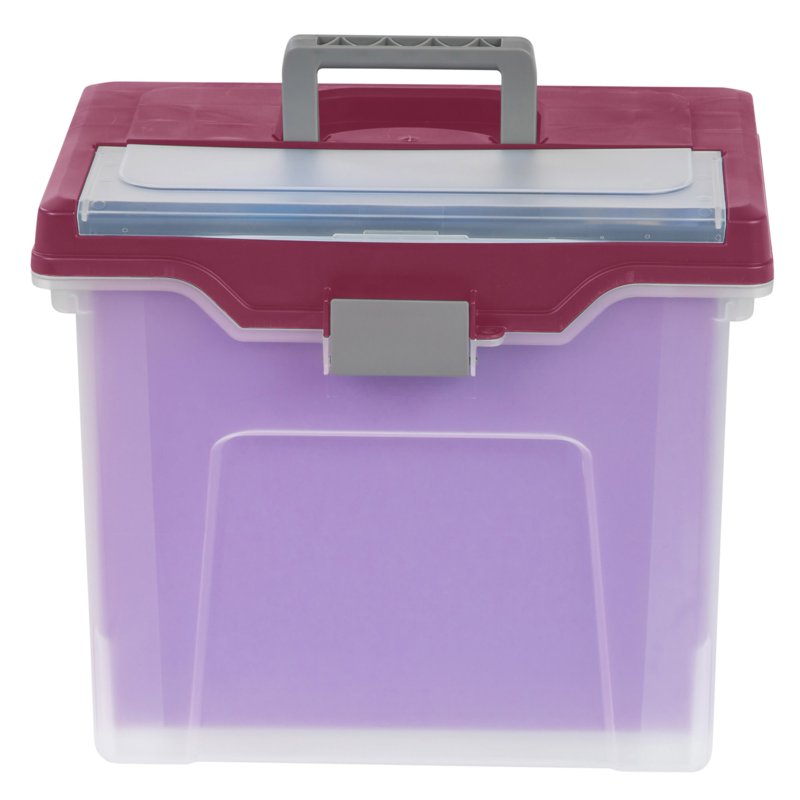 Lockable File Cabinets with Organizer Lid - Office Depot Polypropylene Storage Box