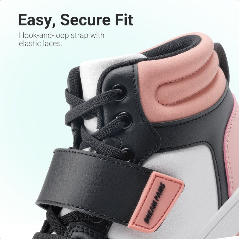 Kids High Top Basketball Sneakers - Youth Boys & Girls Athletic Shoes