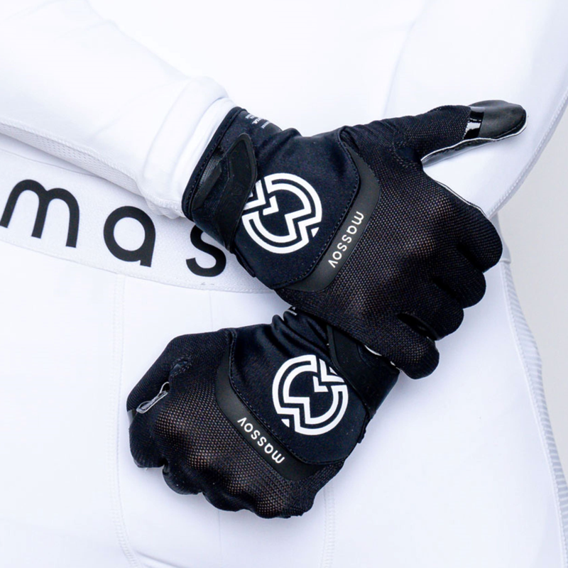 Youth Football Receiver Gloves - Non-Slip, Breathable, Adjustable Fit