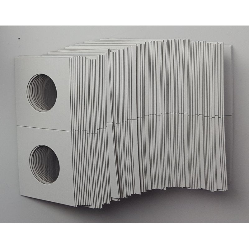 2x2 Coin Flip Holders Pack of 100 for Quarters and Small Coins
