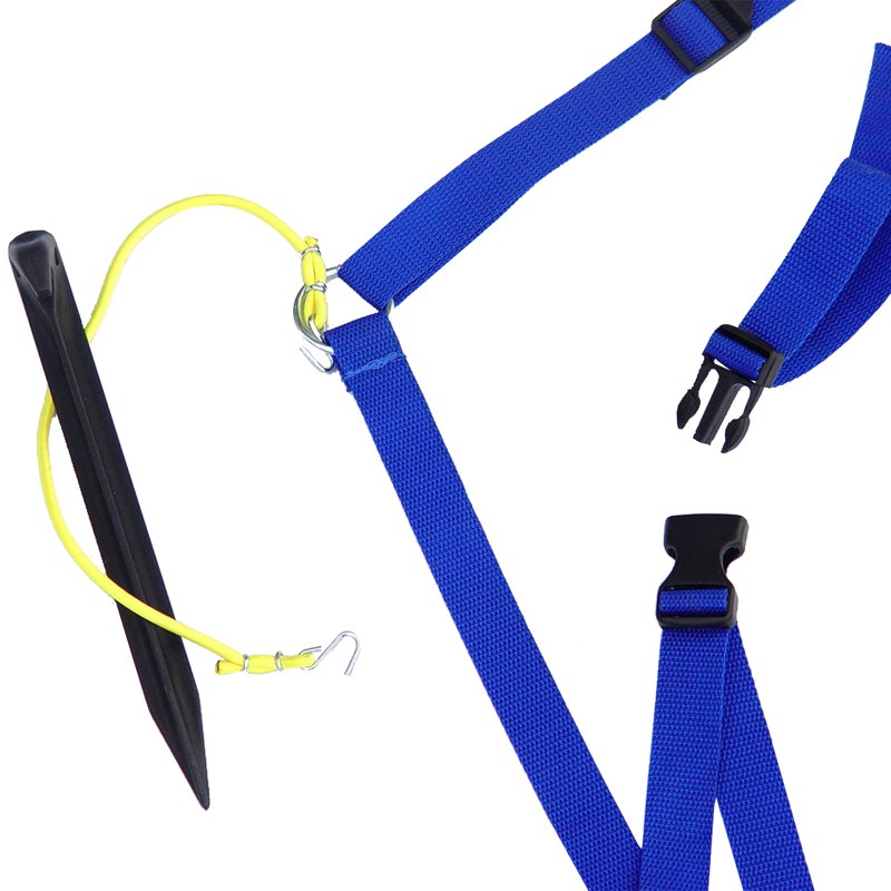 Semi-Permanent Volleyball Set with Telescopic Poles and Regulation Net - 39x32 ft