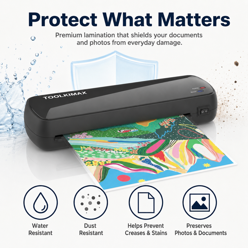 Thermal Laminator Machine for A4 A5 A6 Documents & Photos with Pouches