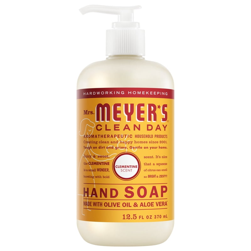Liquid Hand Soap with Citrus Scent - Moisturizing & Gentle Cleanser, 12.5 Fl Oz