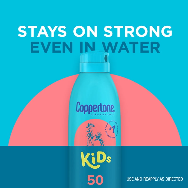Kids Sunscreen Spray SPF 50 - Water-Resistant, Broad Spectrum Sun Protection