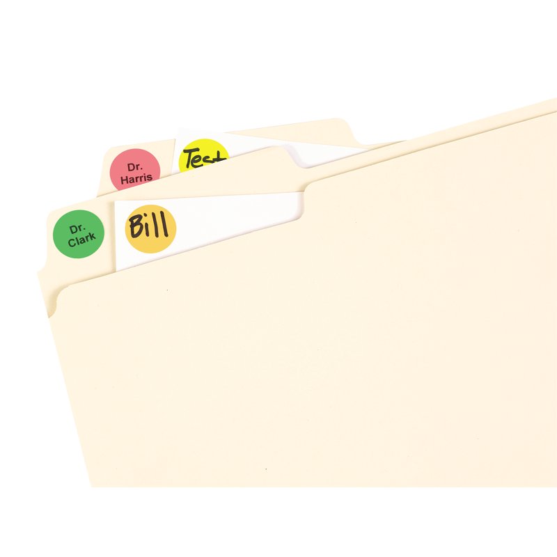 Neon Color-Coding Labels - Removable 3/4 Inch Round Office Stickers, Pack of 1008