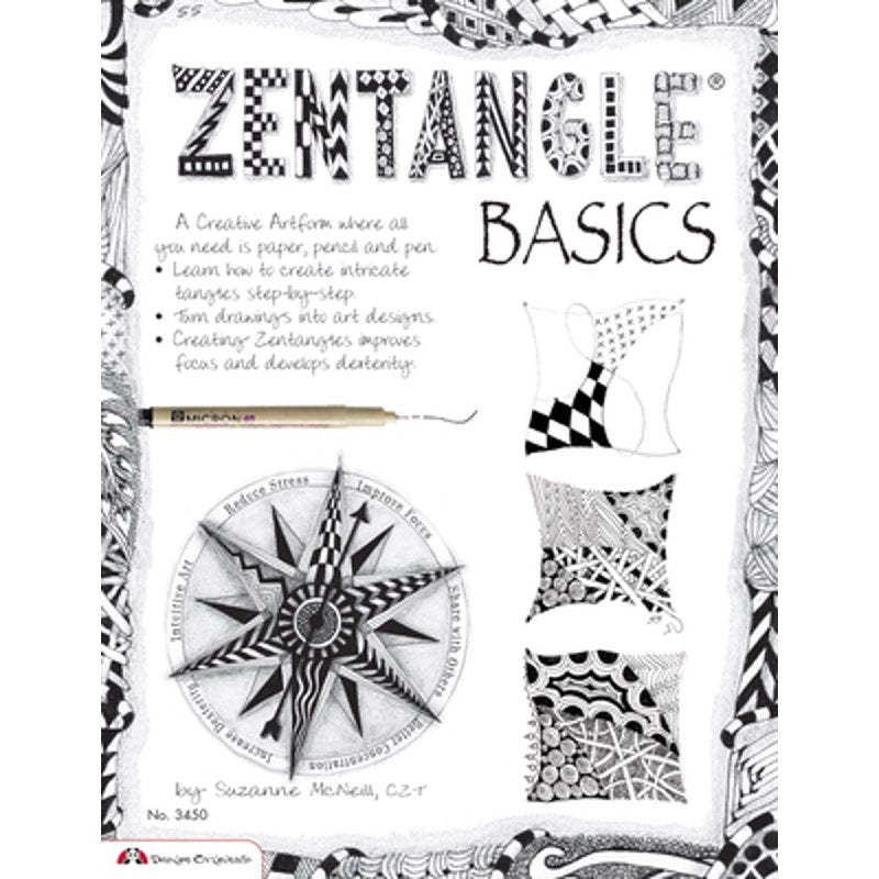 Zentangle Art Kit for Beginners - Drawing & Doodling with Pen & Paper