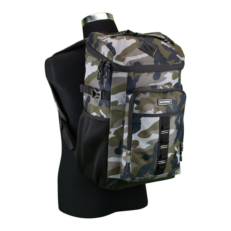 Unisex 18-Inch Victory Top Loader Backpack with Multiple Pockets and Water-Resistant Bottom