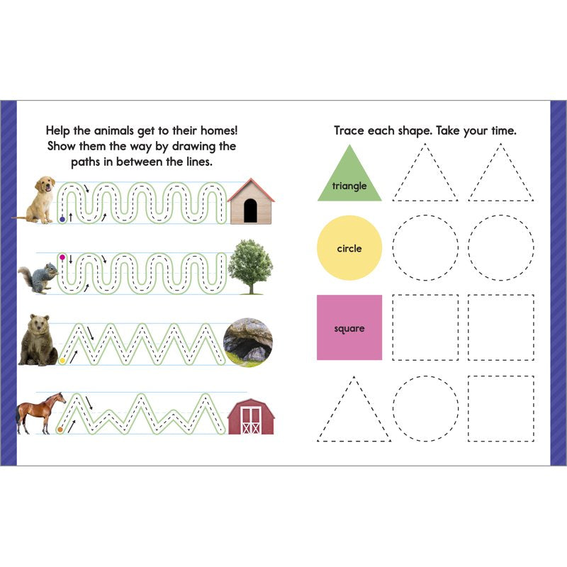 Kids Learn to Write Workbook for Pen Control and Letter Practice - Paperback