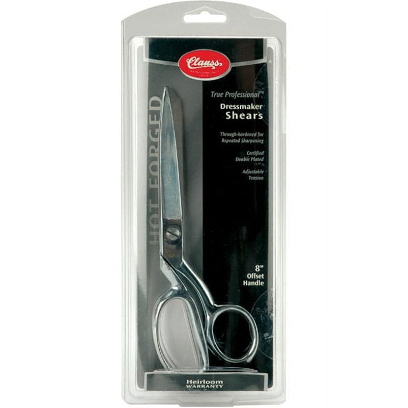 8-Inch Dressmaker Scissors with Offset Handle - Hot Forged Steel
