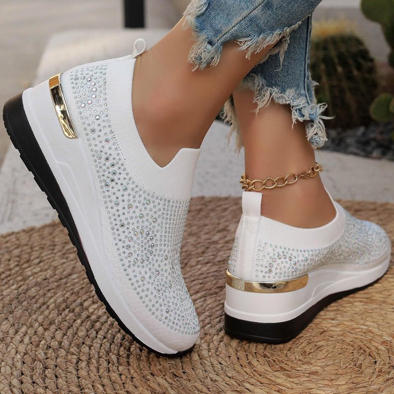 Women's Orthopedic Golf Shoes Breathable Non-Slip Slip-On Hiking Sneakers