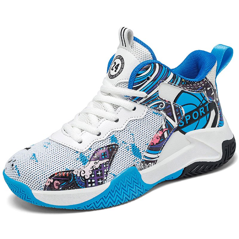 Kids' High Top Basketball Shoes for Boys and Girls — Comfortable Sports Sneakers