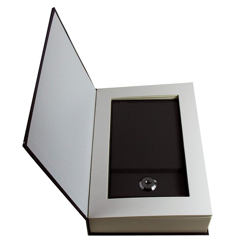 Hidden Book Safe with Key Lock - Disguised Safe for Cash Jewelry Passports
