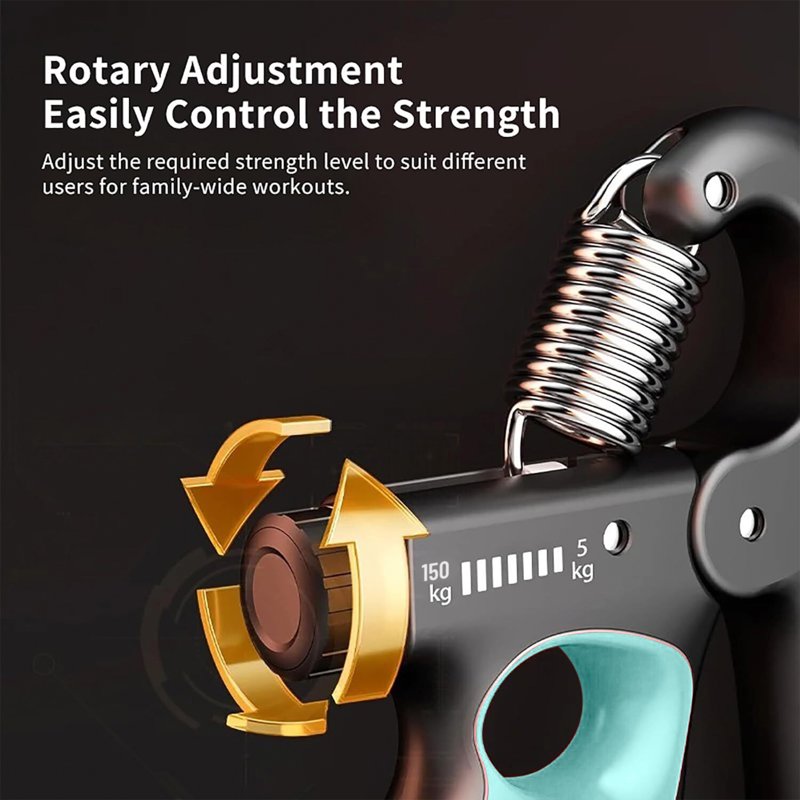 Adjustable Hand Grip Strength Trainer with Counter - Fitness & Recovery