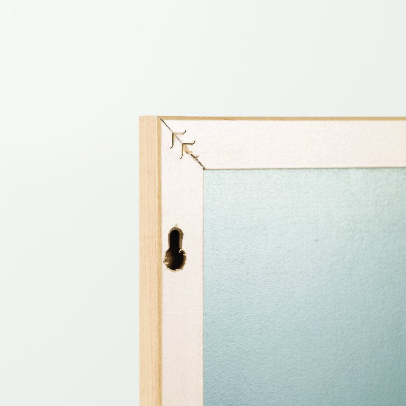 35x23 Inch Chalkboard with Birch MDF Frame - Office & Classroom Use