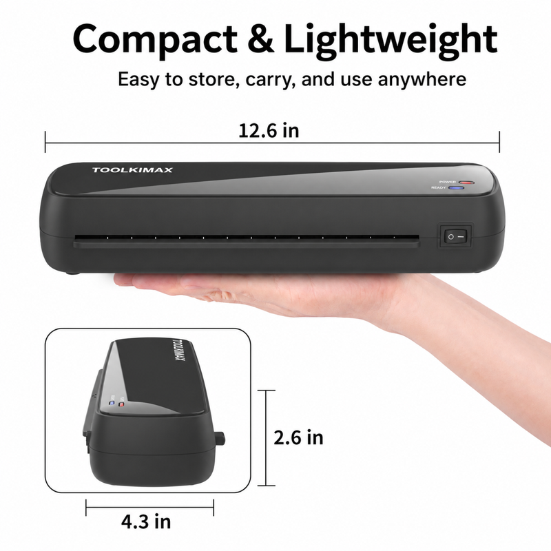 Thermal Laminator Machine for A4 A5 A6 Documents & Photos with Pouches