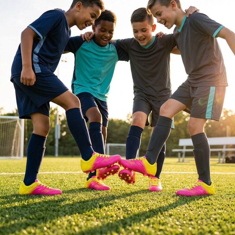 Vizari Liga Firm Ground Kids Soccer Cleats - Pink, Size 3