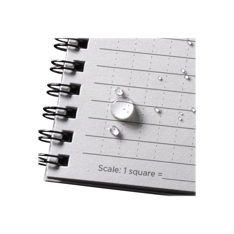 Spiral Notebook with Orange Cover, 42 Sheets, Wire-O Binding, 6.6x8.5 in