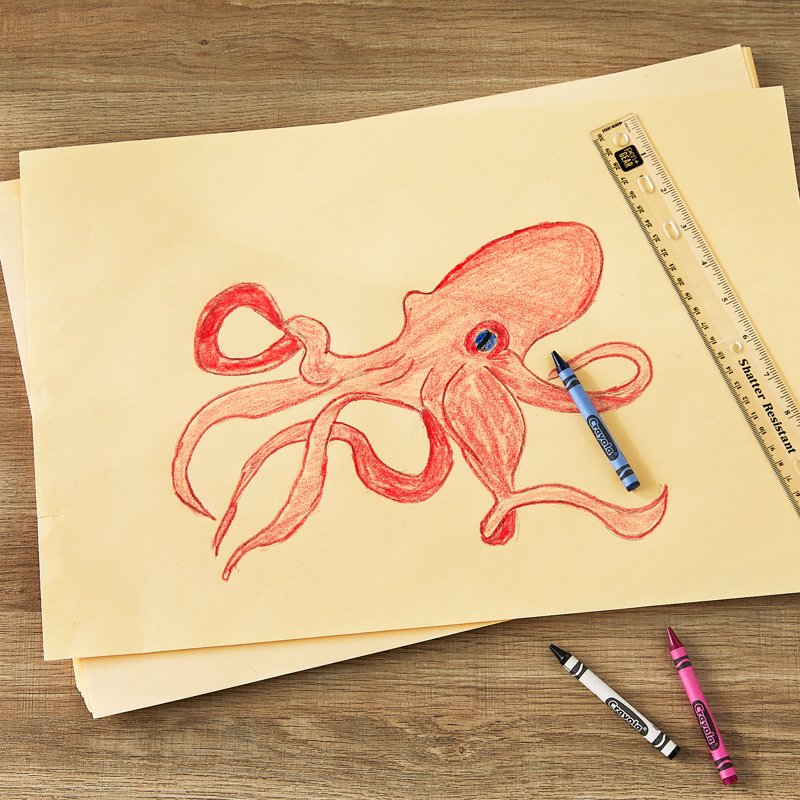 Drawing Paper 18 x 12 Inches - 70 Sheets for Artists & Crafters