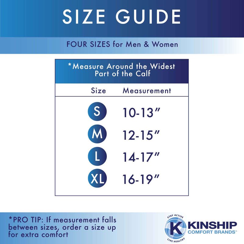 Calf Compression Sleeves for Men & Women - Pain Relief & Support