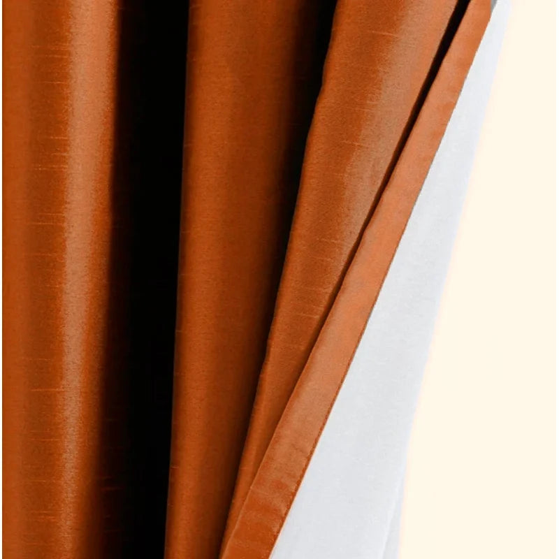 Blackout Window Curtain Drapes Set of 2 - Room Darkening Grommet Panels for Bedroom & Living Room