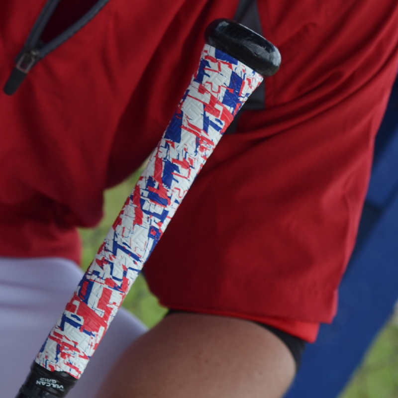 Baseball Bat Grip 1.75mm Vibration Dampening, Maze Pattern, Easy Apply