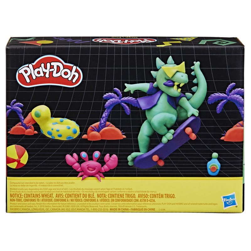 Play-Doh Neon Colors 8 Pack of Non-Toxic Modeling Compound for Kids - Bright Arts & Crafts