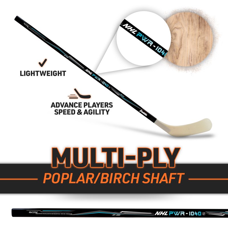 Youth Street Hockey Stick - 48 Inch Power 1040 Outdoor Junior Hockey Stick