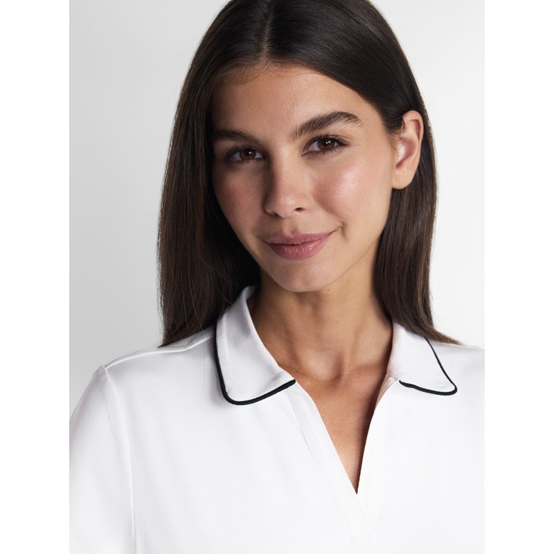 Women's Golf Polo Shirt with UPF 30+ Sun Protection and Moisture-Wicking Fabric