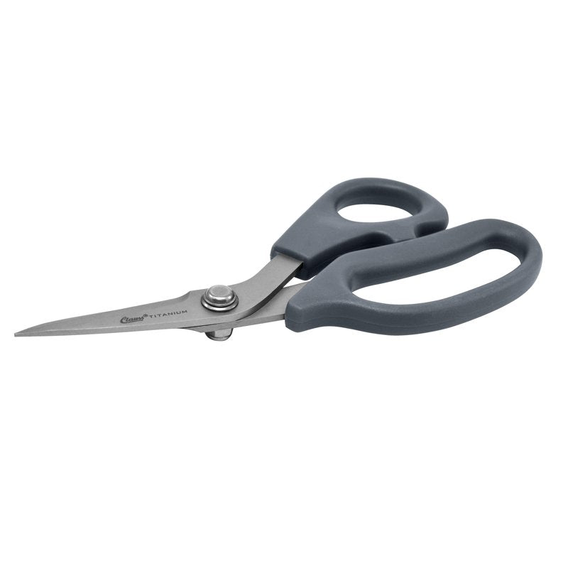 7-Inch Bent Titanium Shears for Gardening - Heavy Duty & Rust-Resistant