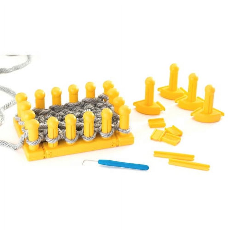 Knitting Loom Set for Bulky Yarn - Modular Craft Kit for Beginners