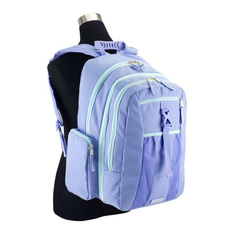 Unisex 19-Inch Recycled Expandable Backpack for School & Travel