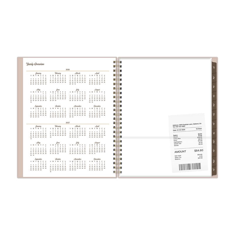 Jessie James Decker for Blue Sky 15-Month Weekly & Monthly Planner 7 x 9 Highland Tan