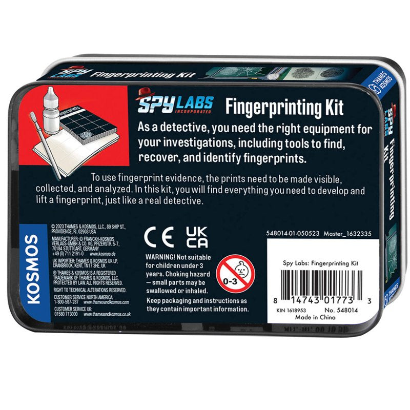 Fingerprinting Detective Kit for Kids - Spy & Sleuth Investigation Set