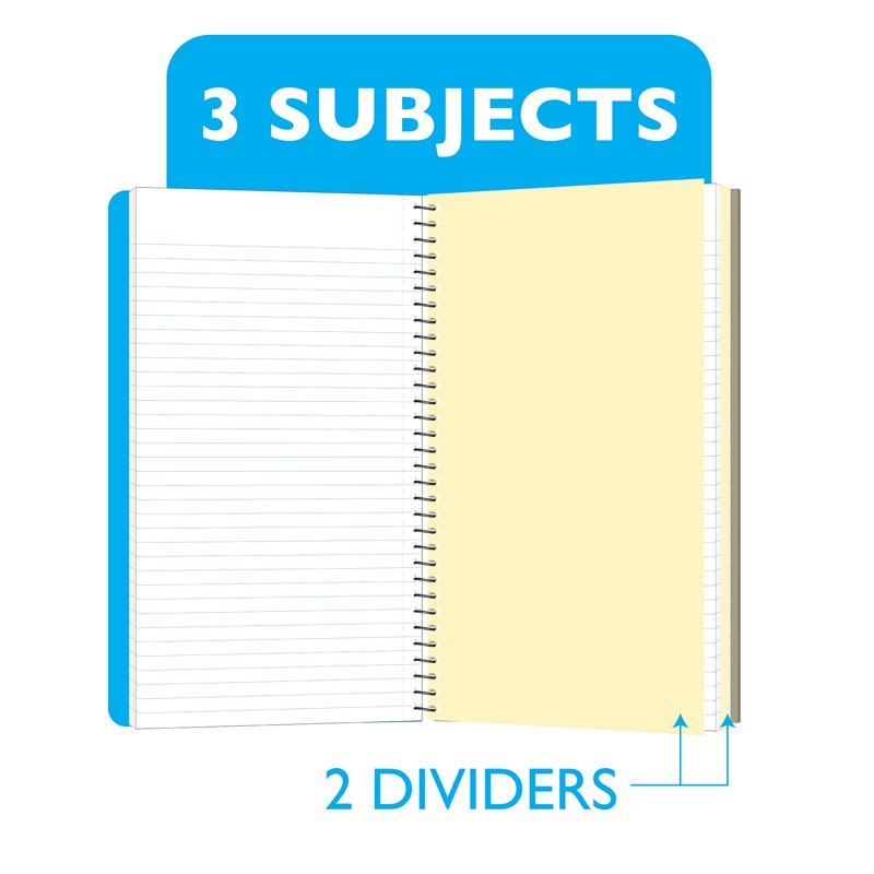 Assorted Spiral Notebooks Set - Multiple Sizes, 120 Sheets per Notebook