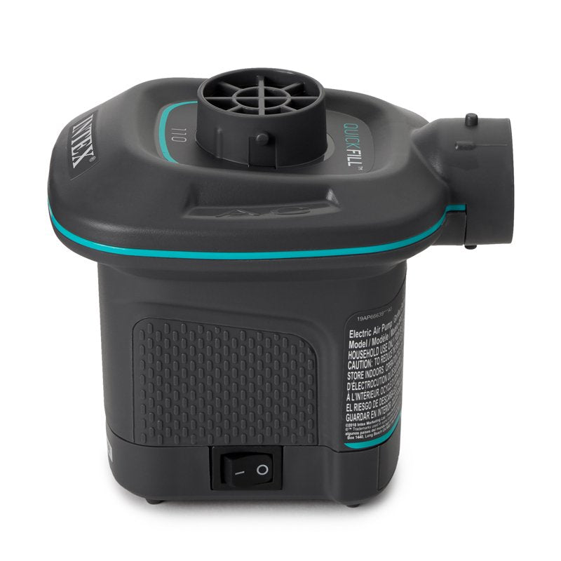 Electric Air Pump for Inflatables - 120V Portable Inflator with 3 Nozzles