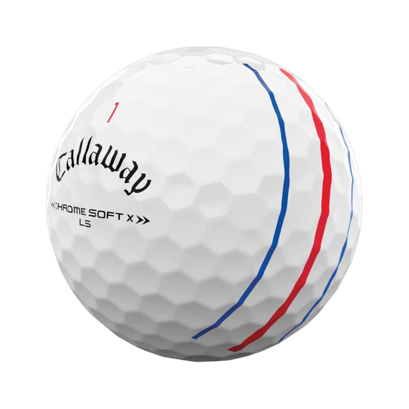 Callaway Chrome Soft X LS Triple Track Golf Balls 12pk White - 2022