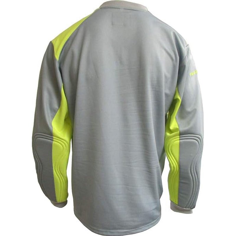 Vizari Elbow Padded Arroyo Soccer Goalkeeper Jersey - YM, Green/Yellow (Long Sleeve)
