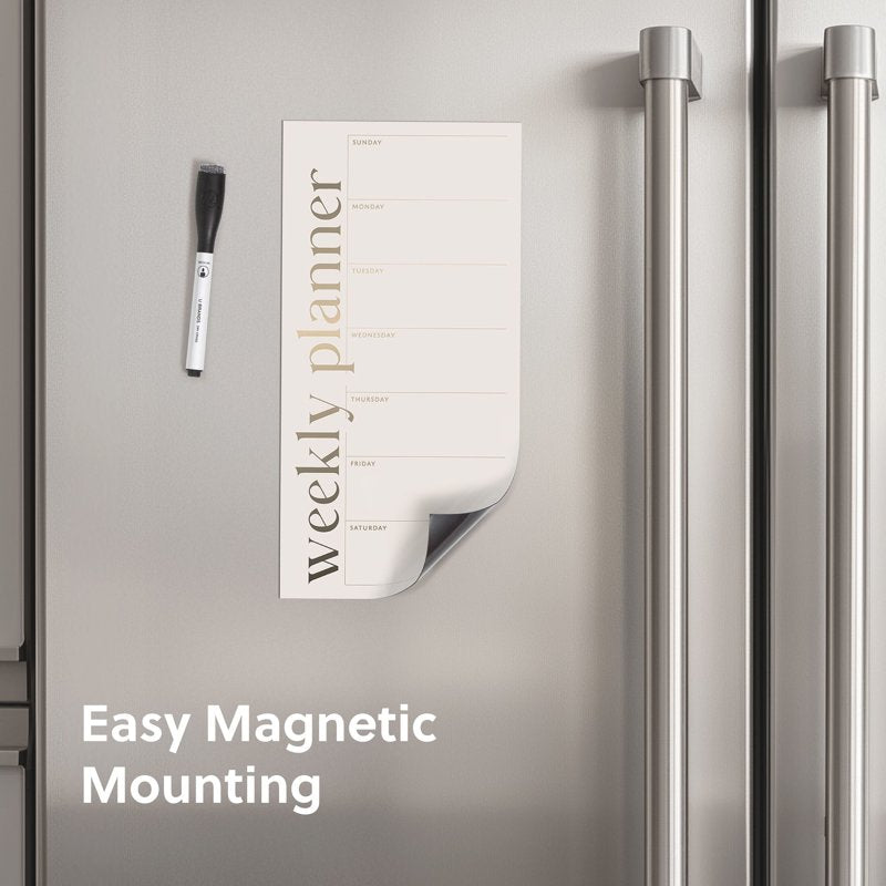 Magnetic Dry Erase Calendar Set for Office & Home Organization