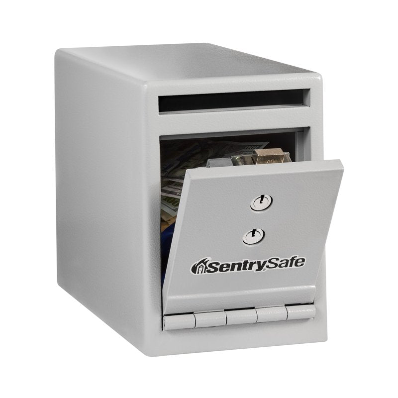 Depository Safe with Dual Key Lock 0.23 Cu Ft Drop Safe Security Lock