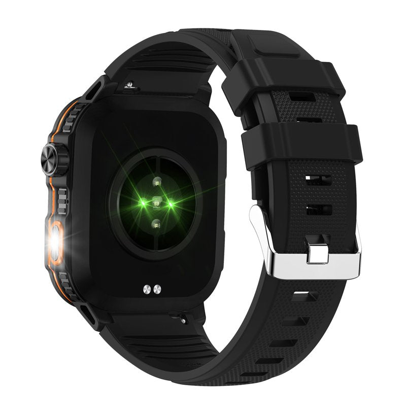 Bluetooth Smartwatch with Heart Rate Blood Pressure Oxygen Sleep Tracking 2-Inch Screen
