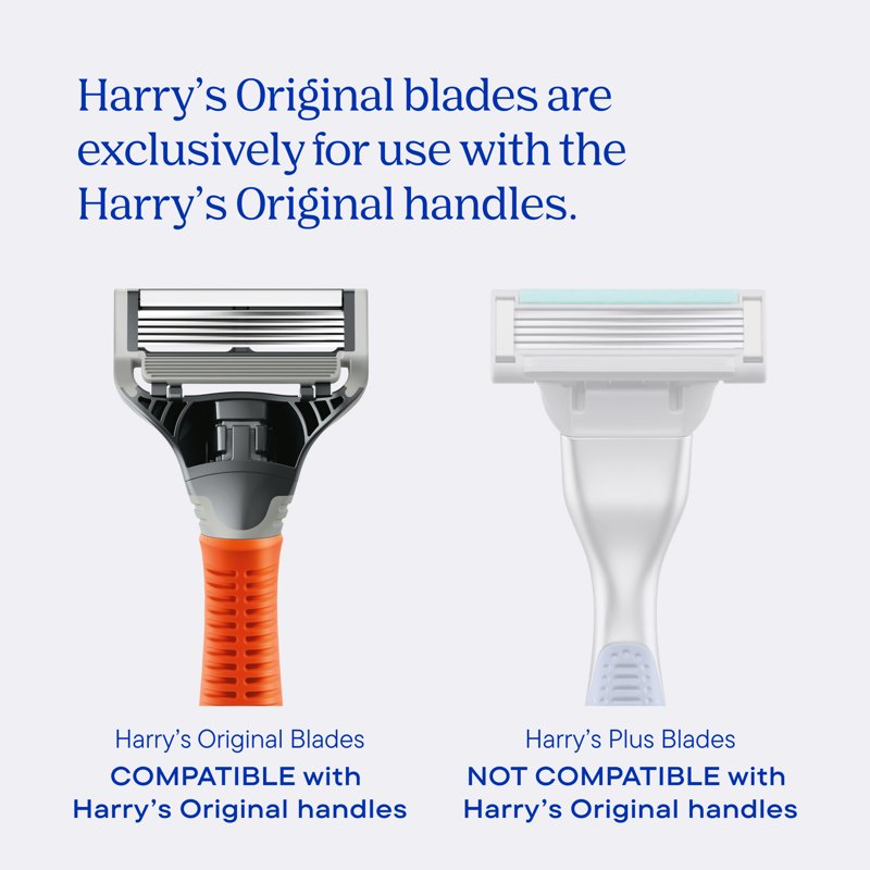 Men's Shaving Razor Kit with 4 Refill Blades - Close, Comfortable Shave