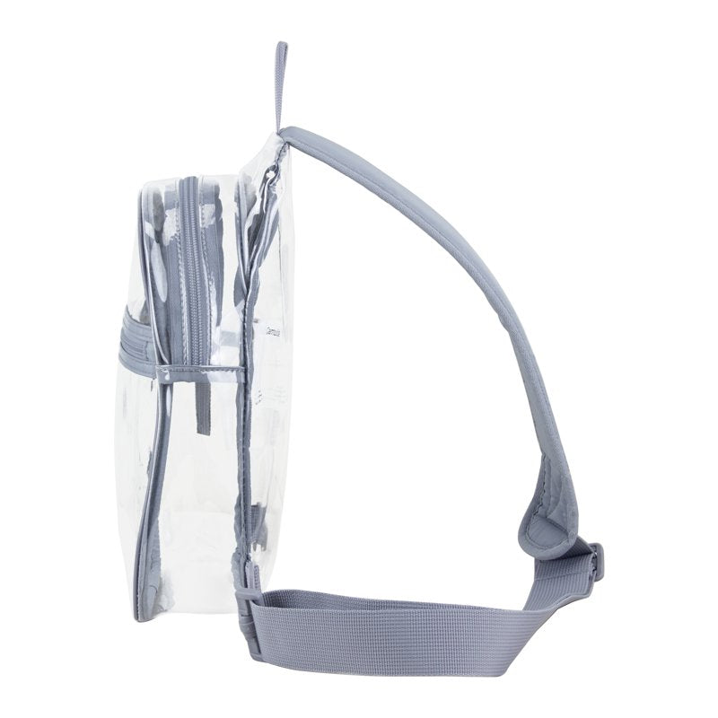 Unisex Clear Sling Bag - Stadium Approved, Durable & Adjustable Strap