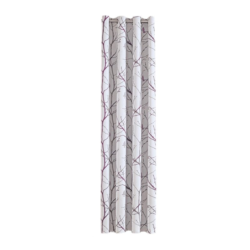 Blackout Curtains Heat Insulating Sun Blocker for Living Room & Bedroom - Purple, 51.9x84.2 Inches