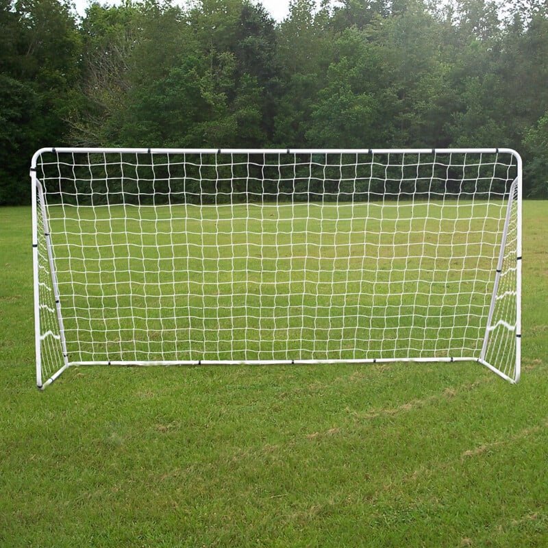 ZenSports 12FT x 6FT Portable Soccer Goal Net with Steel Frame