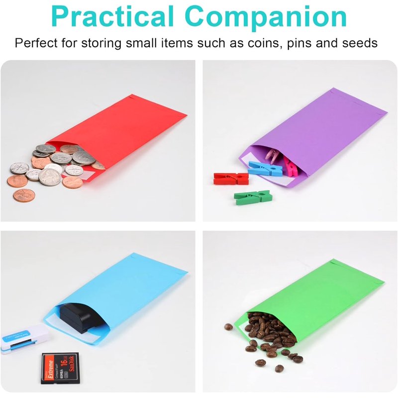 Cash Envelopes 100-Pack for Budgeting & Money Organization - 3.5 x 6.5 Inch